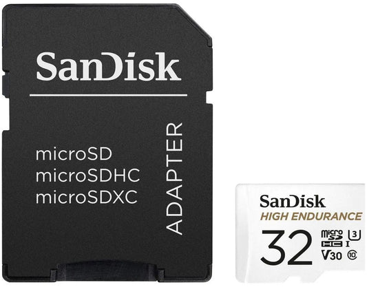 microSDHC memorijska kartica SanDisk High Endurance, 32Gb, Klasa 10 / UHS-1 U3, S adapterom SDSQQNR-032G-GN6IA