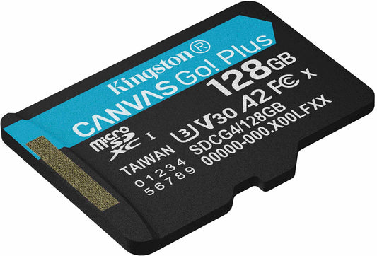 Memorijska kartica microSDXC Kingston Canvas Go Plus Android A2, 128Gb, Klasa 10 / UHS-1 U3 SDCG4/128GBSP