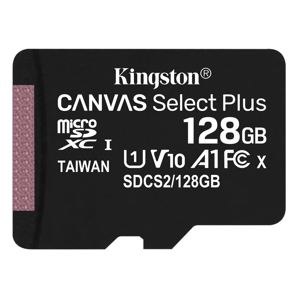 Memorijska kartica microSDXC Kingston Canvas Select Plus Android A1, 128Gb, Klasa 10 / UHS-1 U1 SDCS2/128GBSP