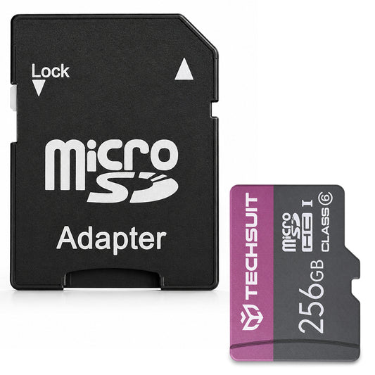 Memorijska kartica microSDXC Techsuit THCM27, 256Gb, Klasa 6, S Adapterom