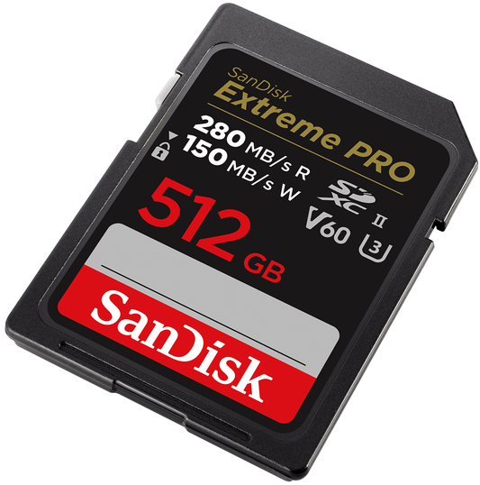 SDXC memorijska kartica SanDisk Extreme Pro, 512Gb, Klasa 10 / UHS-2 U3 SDSDXEP-512G-GN4IN
