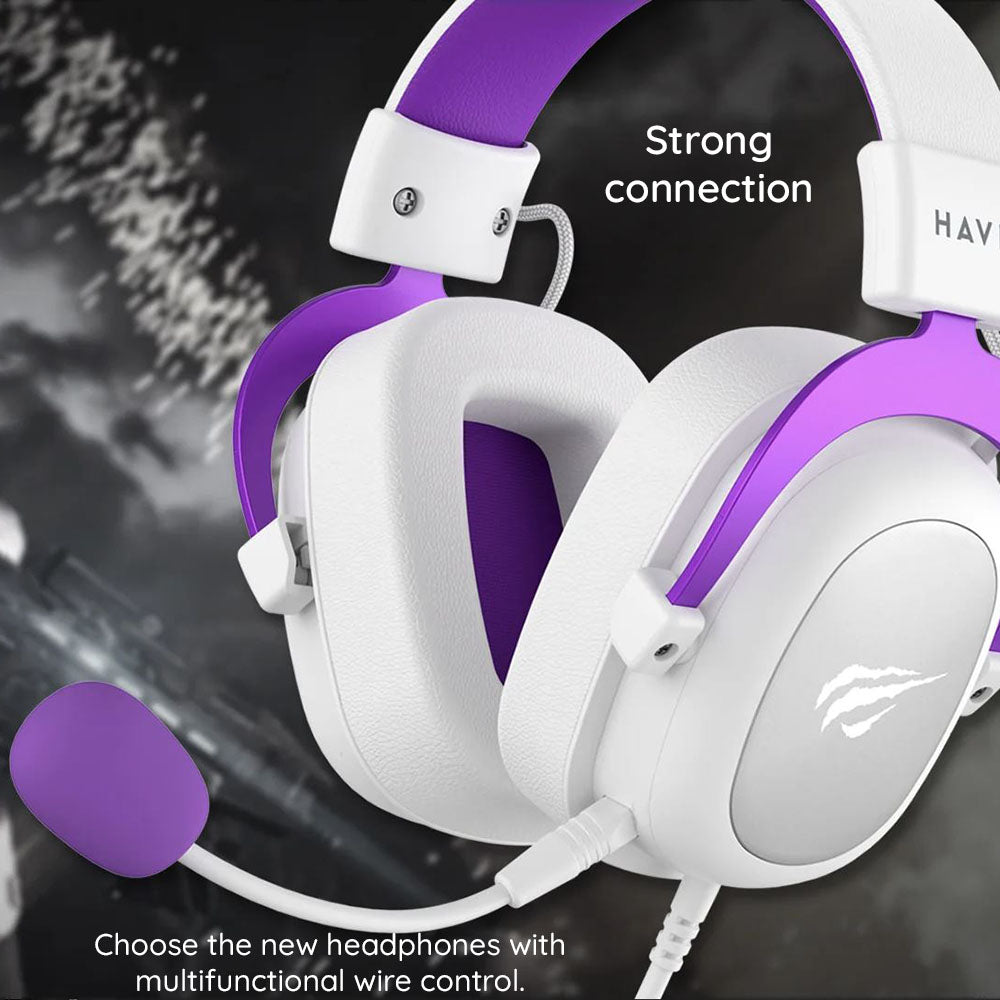 Gaming slušalice 3.5mm HAVIT H2002D, 2m, Crvene
