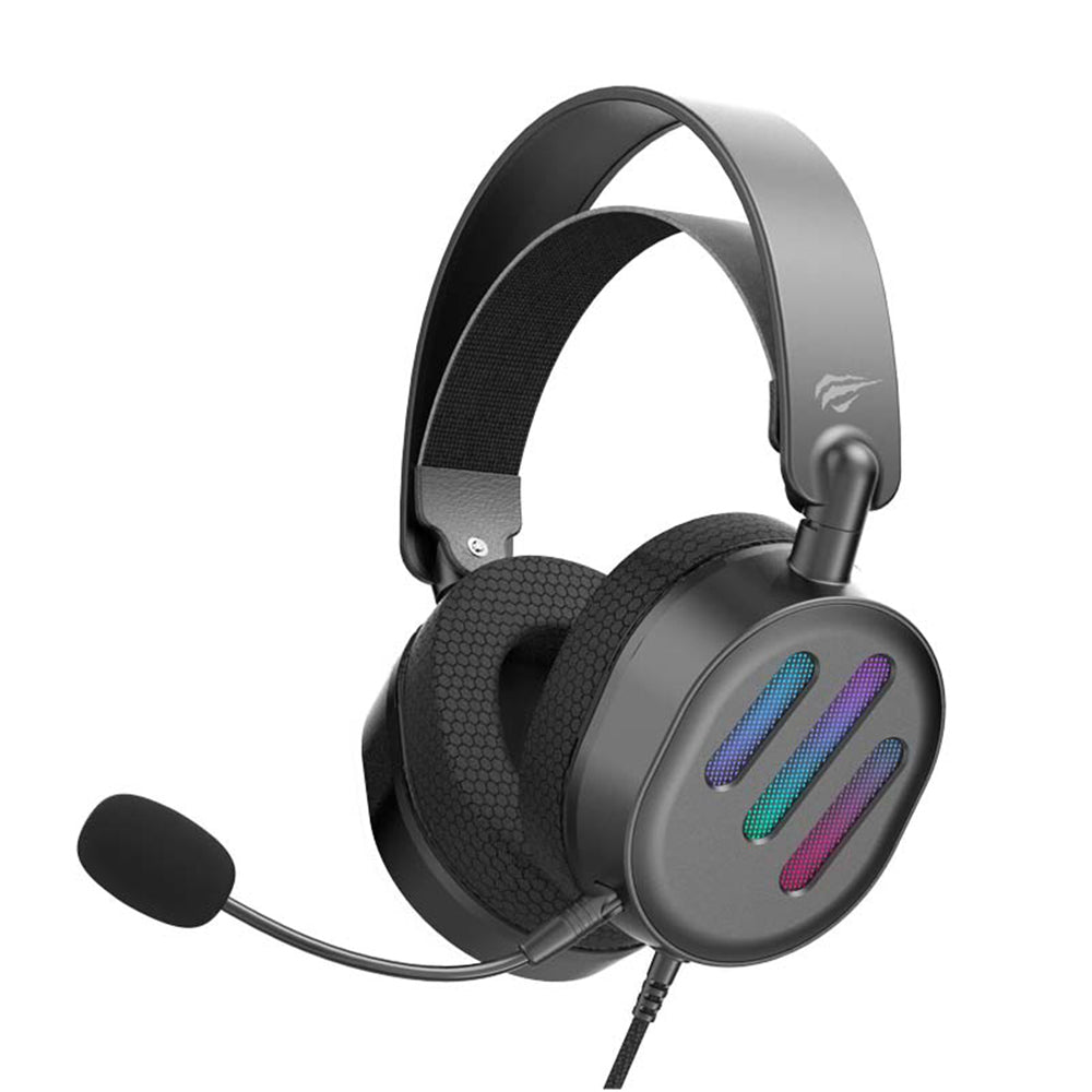 Slušalice za igranje USB HAVIT H2038U, RGB, 2m, Crne
