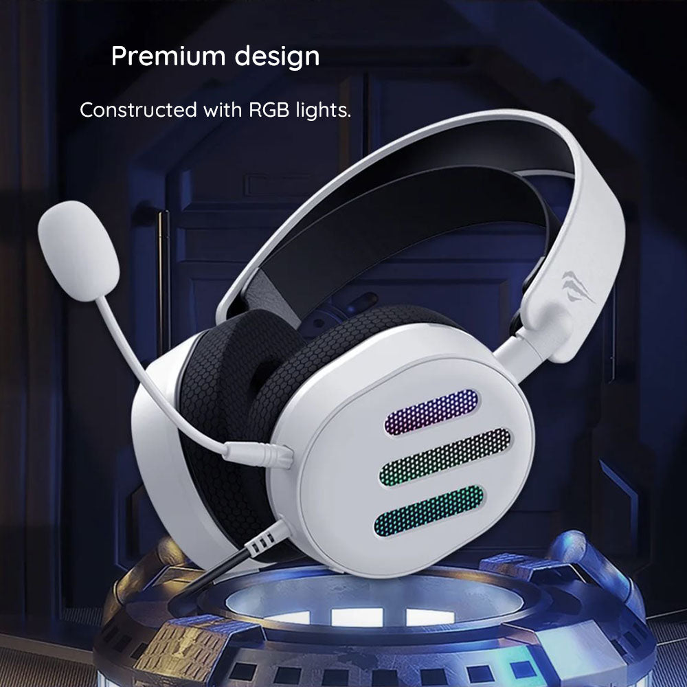 Slušalice za igranje USB HAVIT H2038U, RGB, 2m, Crne