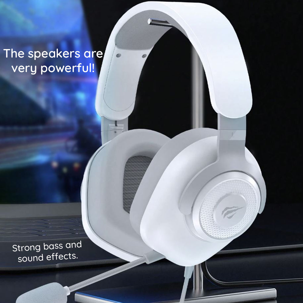 Gaming slušalice USB HAVIT H2230U, 1.8m, Bijele