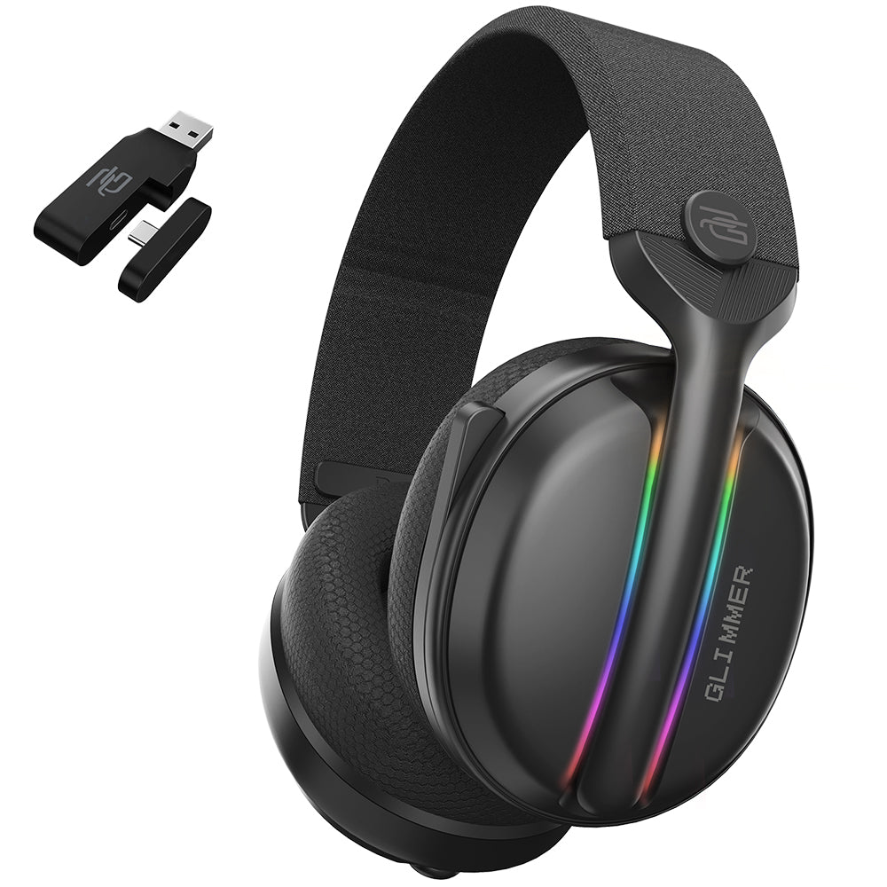Slušalice za gaming Proove Glimmer, RGB, BT / Wi-Fi / Žičane, Crne WHGL00022001