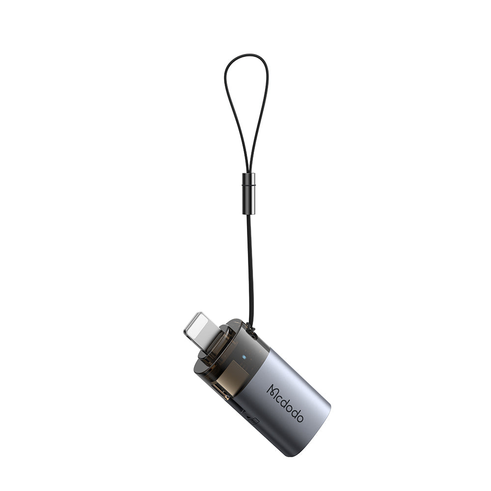 Čitač kartica Lightning McDodo OT-7850, USB-A (OTG) - microSD, Crni