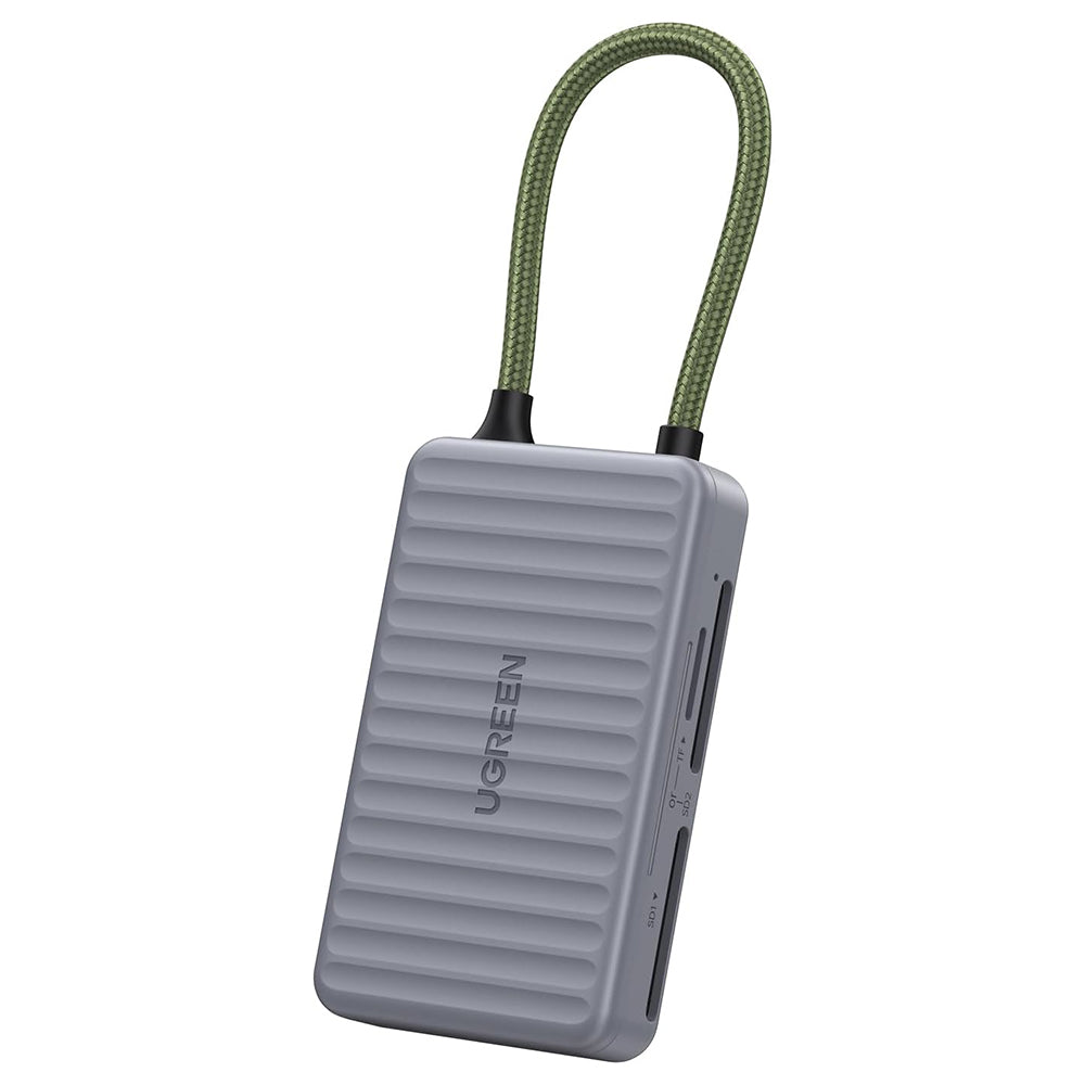 Čitač kartica USB-C s organizatorom UGREEN 55886, 2 x SD - microSD, Sivi