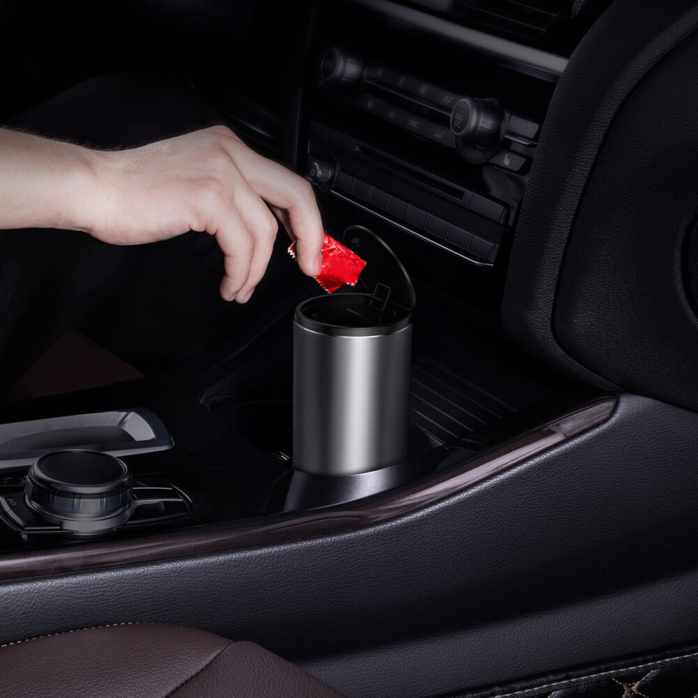 Koš za auto Baseus Gentleman Style s 30 vrećica za smeće, siva CRLJT-0G