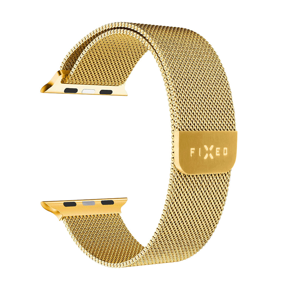 Remen Fixed Mesh za Apple Watch 42mm / 41mm / 40mm / 38mm serije, Zlatni