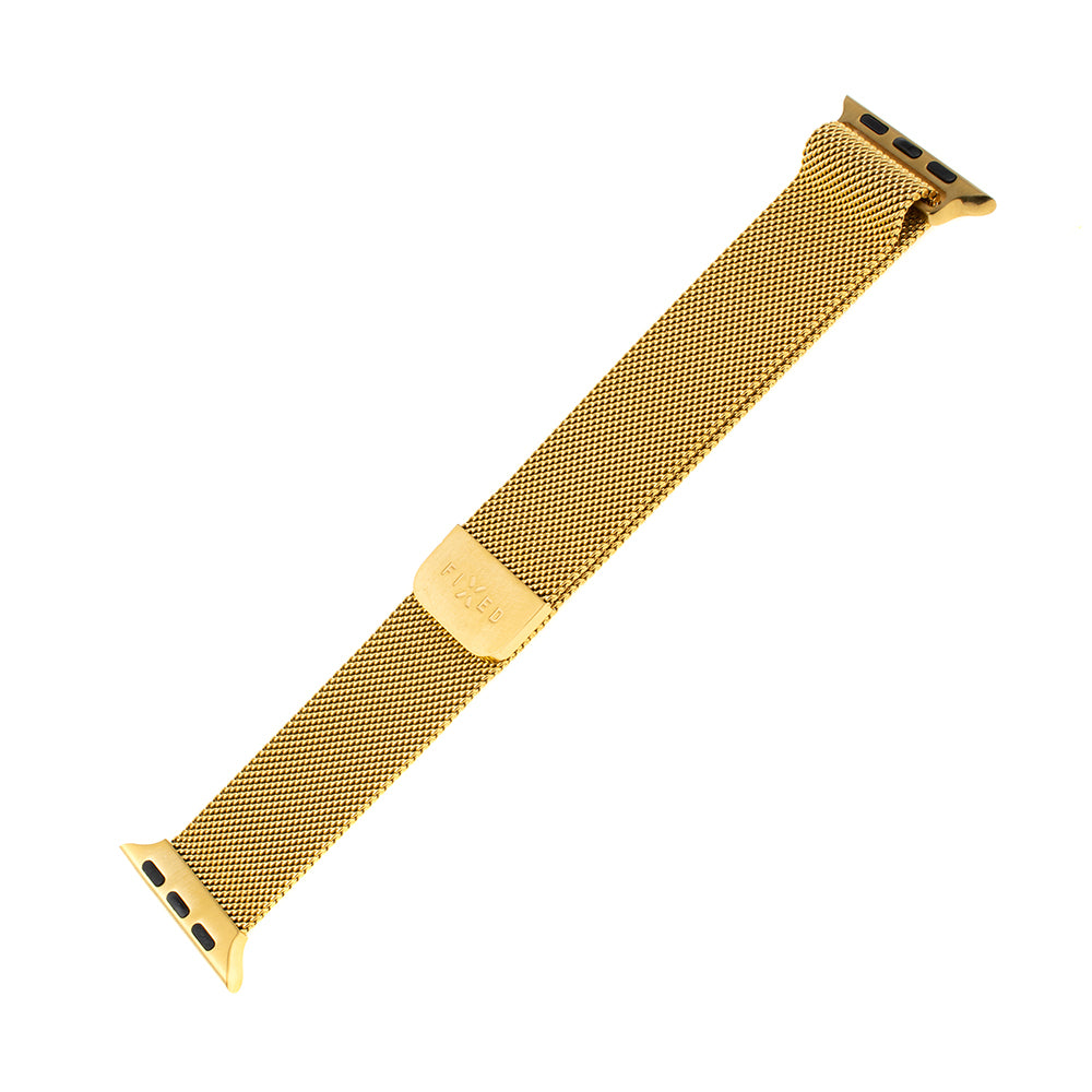 Remen Fixed Mesh za Apple Watch 42mm / 41mm / 40mm / 38mm serije, Zlatni