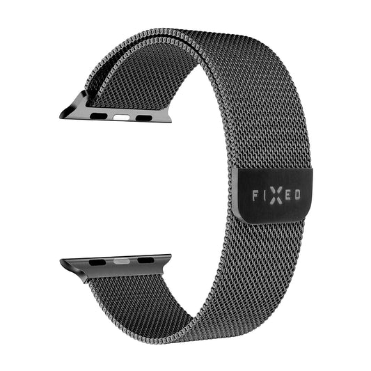 Remen Fixed Mesh za Apple Watch 42mm / 41mm / 40mm / 38mm serije, Crni
