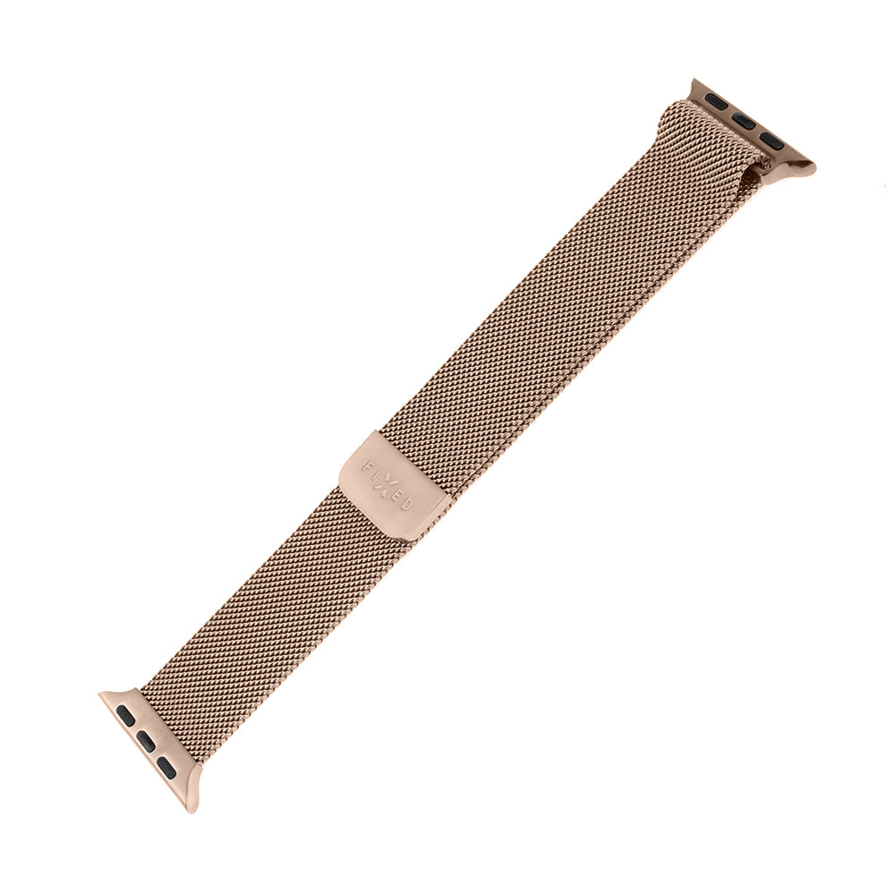 Remen Fixed Mesh za Apple Watch 42mm / 41mm / 40mm / 38mm serije, Ružičasto Zlato