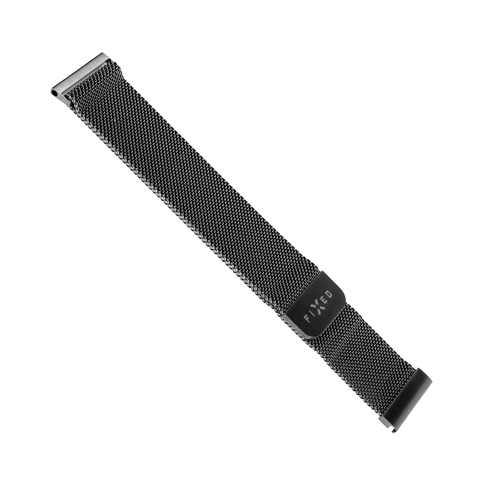 Remen Fixed Mesh za Huawei Watch / Garmin Watch serije, 18mm, Crni