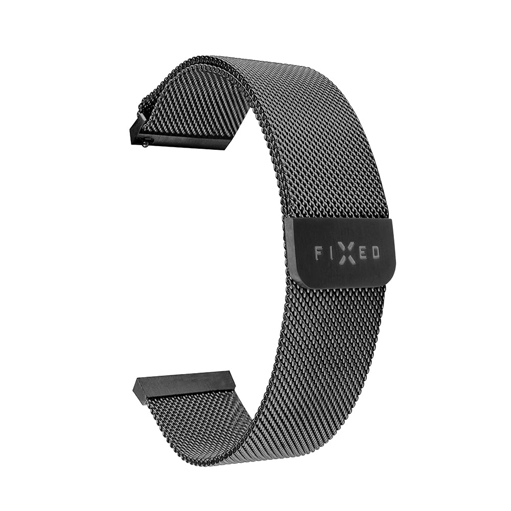 Remen Fixed Mesh za Huawei Watch / Xiaomi Watch Series, 22mm, Crni
