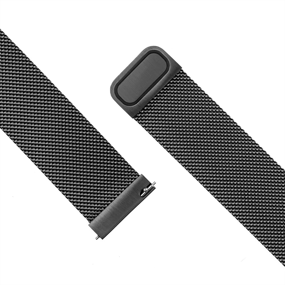 Remen Fixed Mesh za Huawei Watch / Xiaomi Watch Series, 22mm, Crni