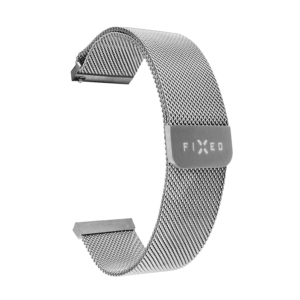 Remen Fixed Mesh za Samsung Galaxy Watch / Huawei Watch Series, 20mm, Srebrni
