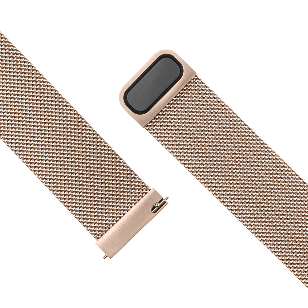 Remen Fixed Mesh za Samsung Galaxy Watch / Huawei Watch Series, 20mm, Ružičasto Zlato