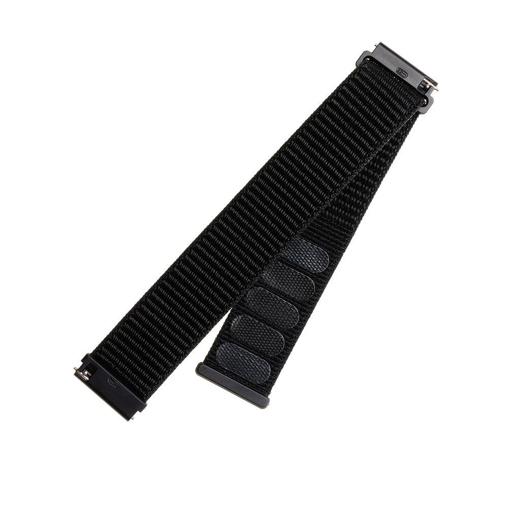 Fixed Nylon remen za Huawei Watch / Xiaomi Watch Series, 22mm, Crni
