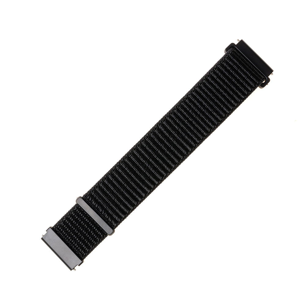 Fixed Nylon remen za Huawei Watch / Xiaomi Watch Series, 22mm, Crni
