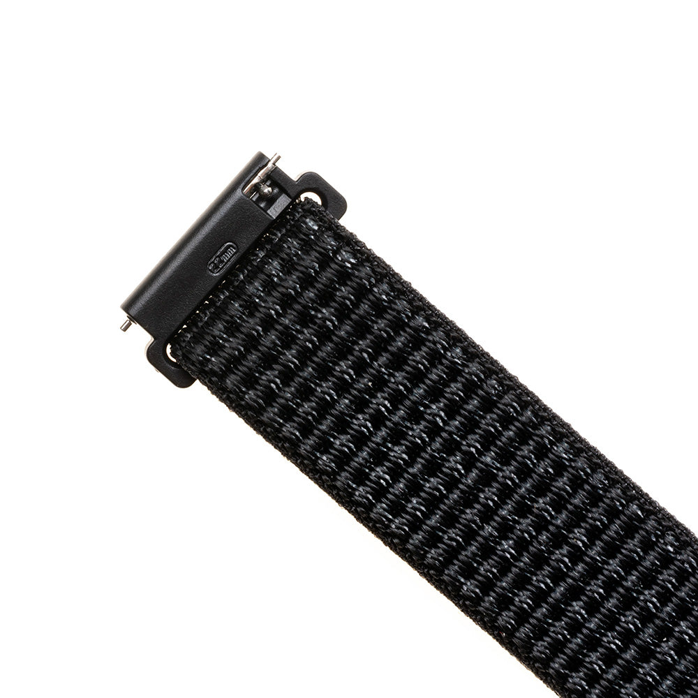 Curea Fixed Nylon za Huawei Watch / Xiaomi Watch Series, 22mm, Mat crna