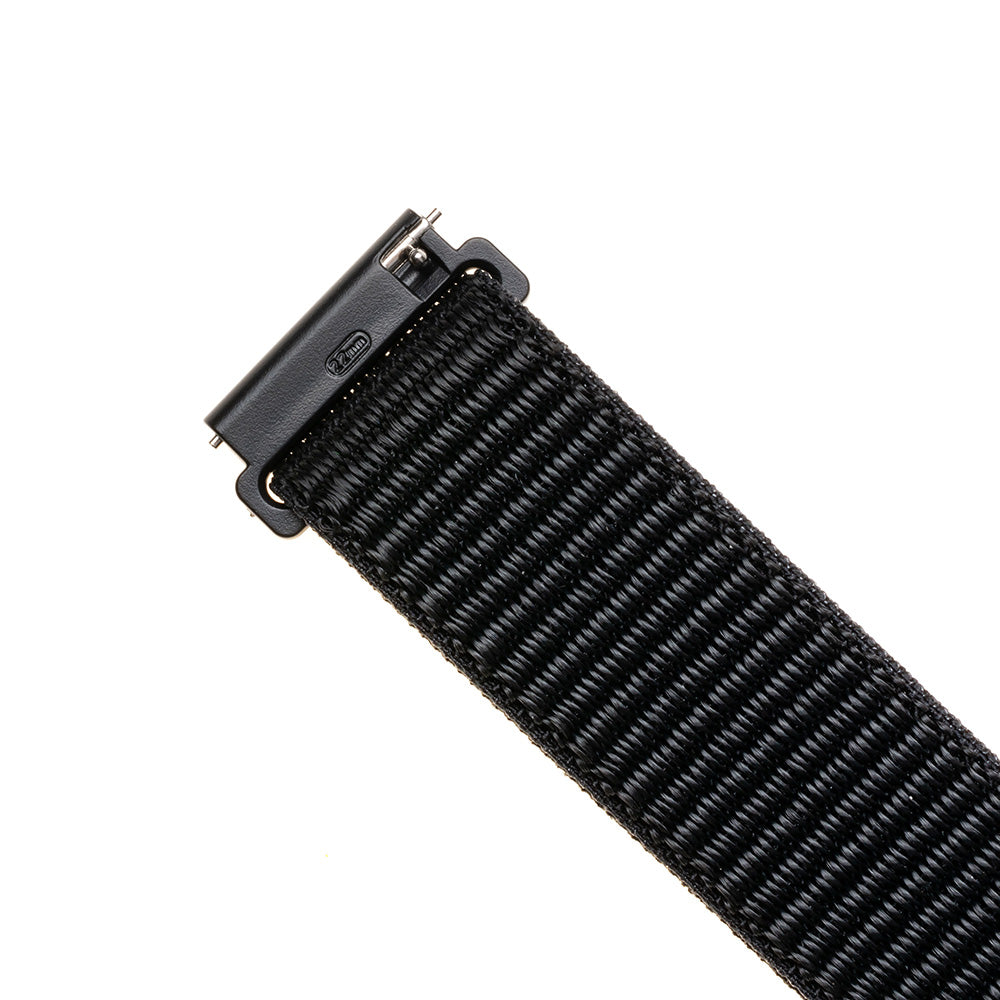 Fixed Nylon remen za Samsung Galaxy Watch / Huawei Watch Series, 20mm, Crni