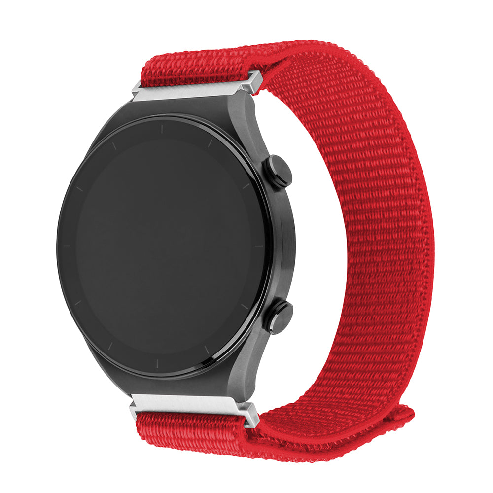 Curea Fixed Nylon Sporty za Samsung Galaxy Watch / Huawei Watch Series, 20mm, Crvena