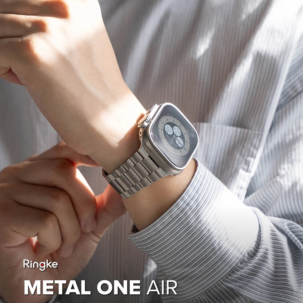 Narukvica Ringke Metal One Air za Apple Watch 49mm / 46mm / 45mm / 44mm serije, Srebrna