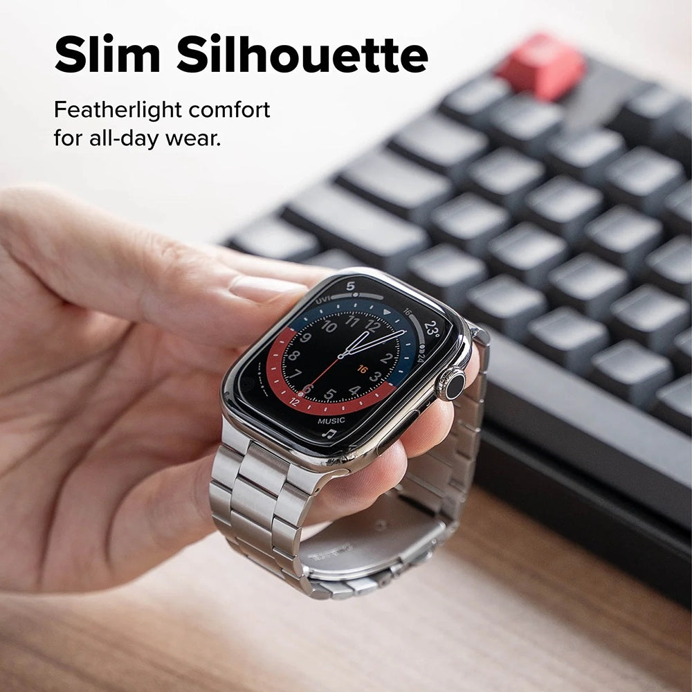 Narukvica Ringke Metal One Air za Apple Watch 49mm / 46mm / 45mm / 44mm serije, Srebrna