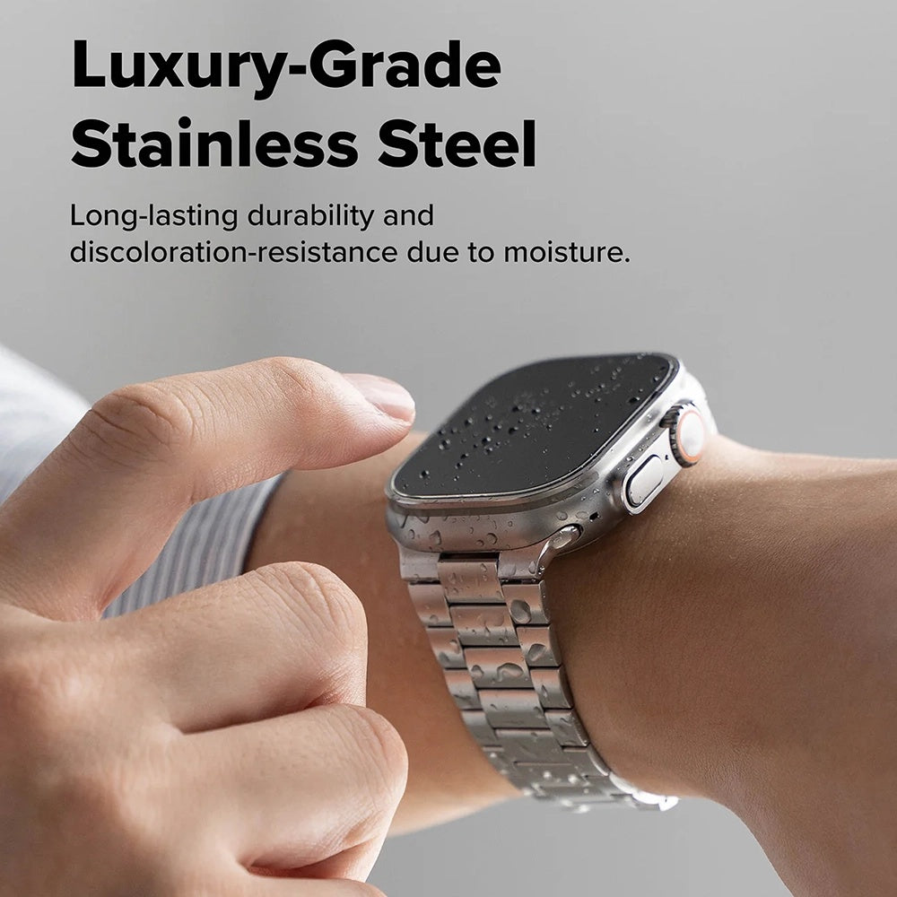 Narukvica Ringke Metal One Air za Apple Watch 49mm / 46mm / 45mm / 44mm serije, Srebrna