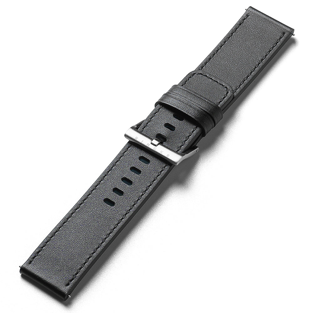 Remen Ringke One Basic Bold za Fossil Watch / Mobvoi Watch / Suunto Watch serije, 24mm, Crni