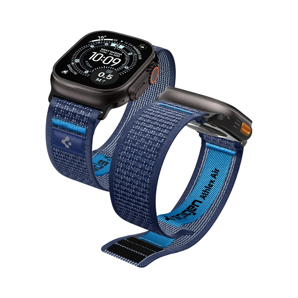Remen Spigen Athlex Air 2 za Apple Watch 49mm / 46mm / 45mm / 44mm serije, Mornarsko plavi AMP10608
