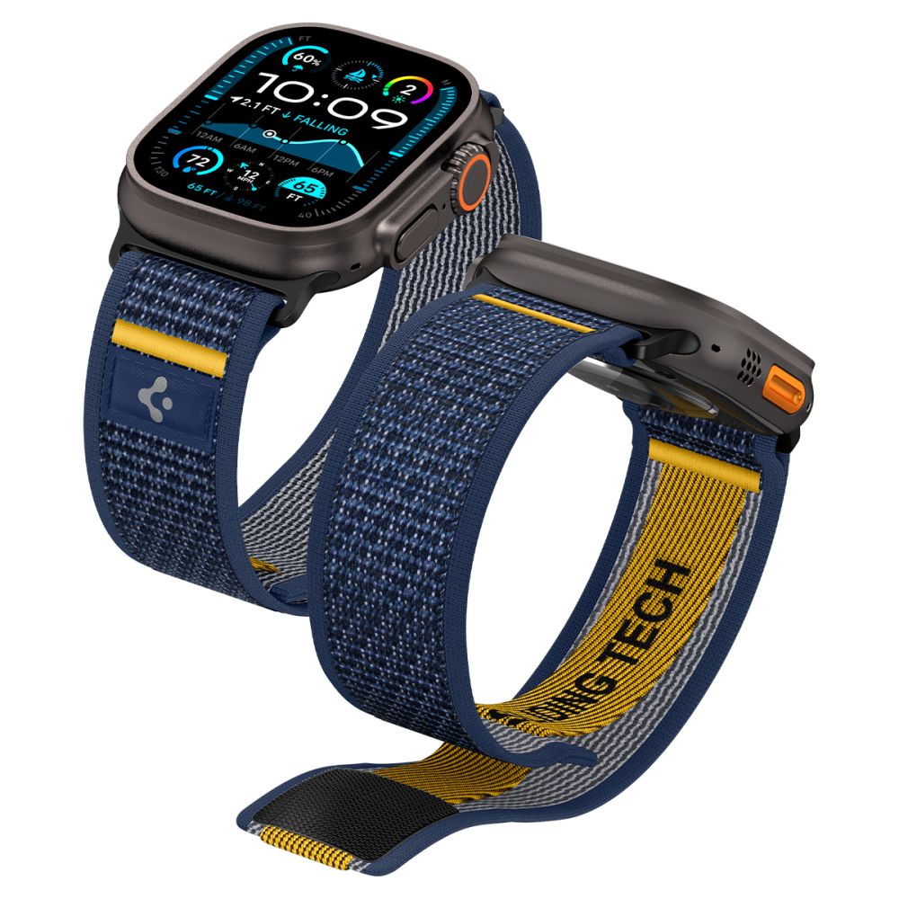 Remen Spigen Athlex Air za Apple Watch 49mm / 46mm / 45mm / 44mm serije, Mornarsko plavi AMP09036