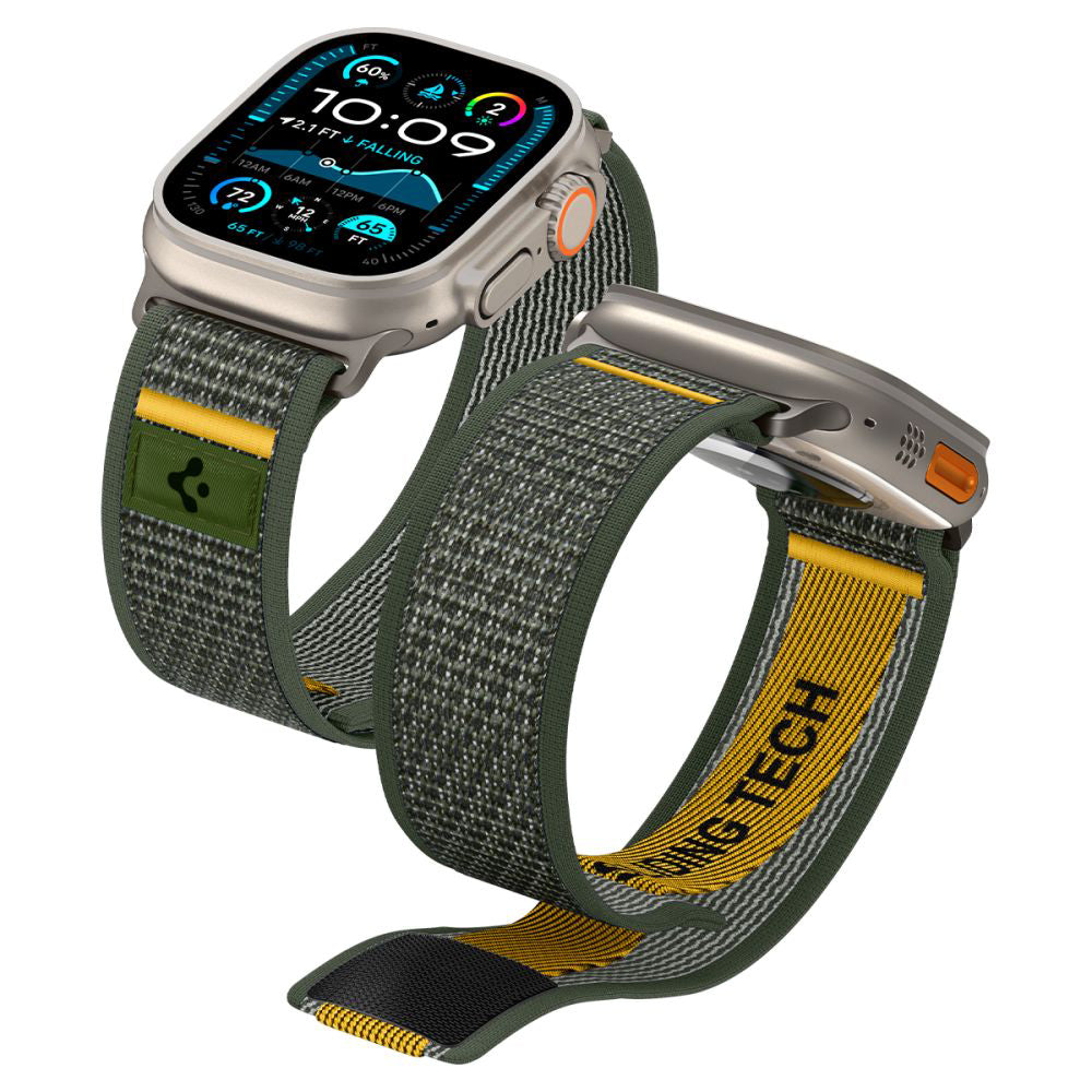 Remen Spigen Athlex Air za Apple Watch 49mm / 46mm / 45mm / 44mm serije, Zelena AMP09035