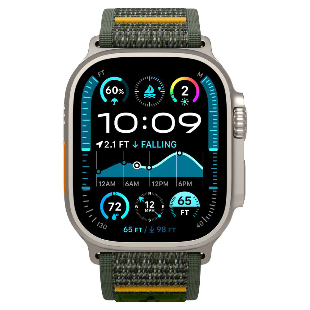 Remen Spigen Athlex Air za Apple Watch 49mm / 46mm / 45mm / 44mm serije, Zelena AMP09035