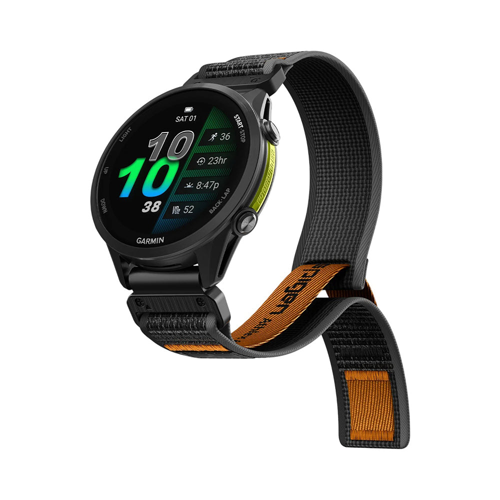 Remen Spigen Athlex Air za Garmin Watch Fenix / Forerunner / Approach Series, 22mm, Crno Narančasta AMP11426