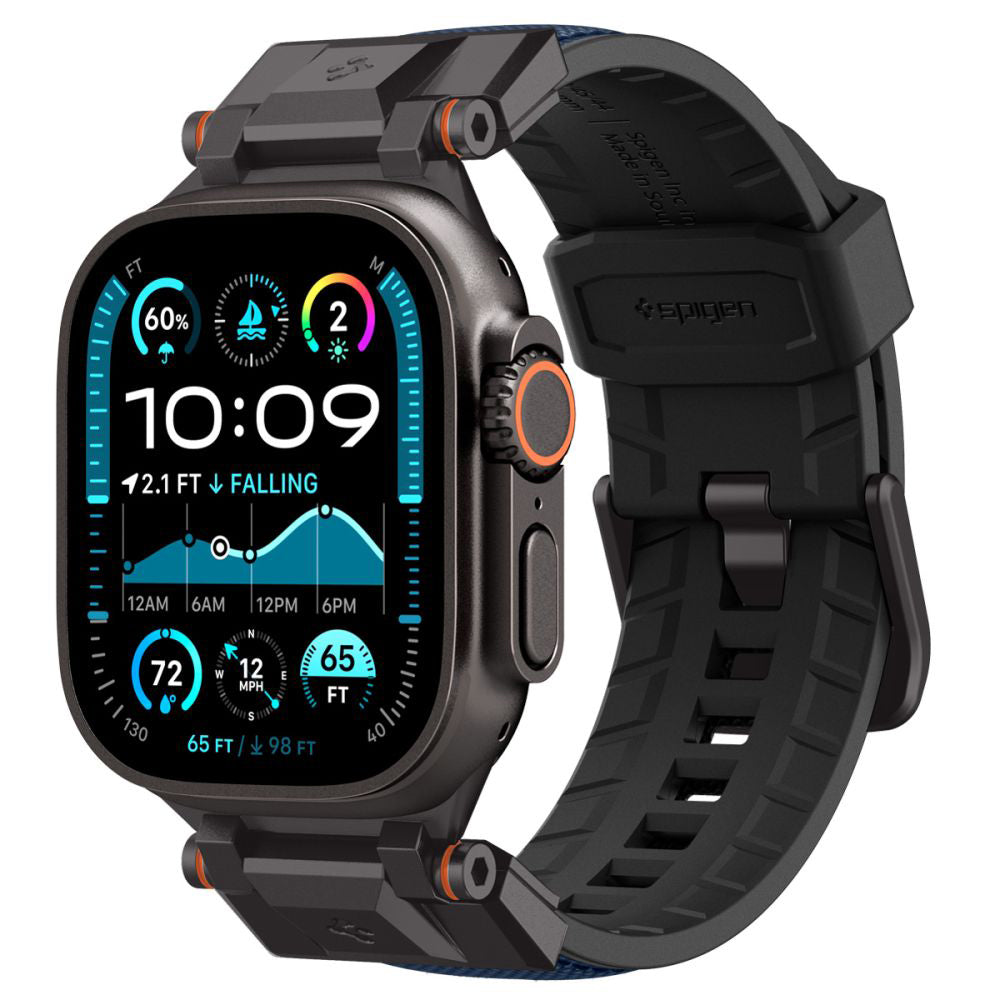 Remen Spigen DuraPro Armor za Apple Watch 49mm / 46mm / 45mm / 44mm / 42mm serije, Mornarsko plavi AMP09103