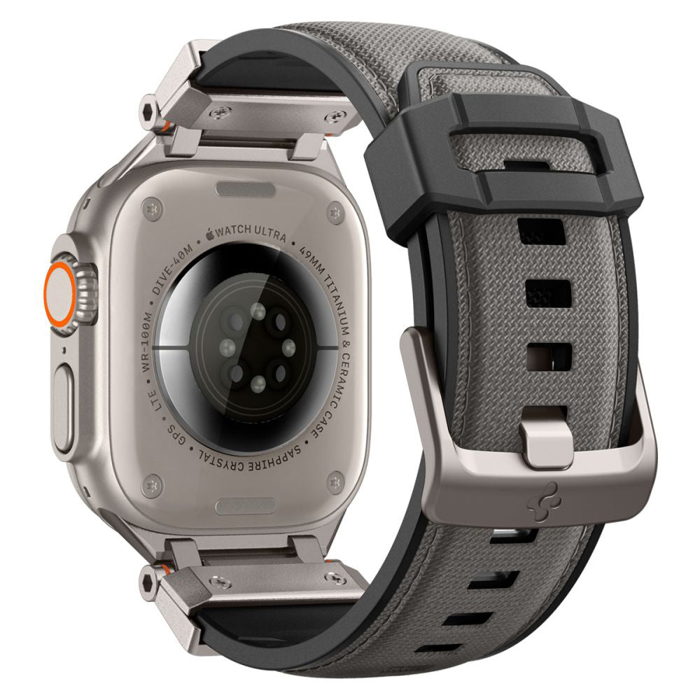 Remen Spigen DuraPro Armor za Apple Watch 49mm / 46mm / 45mm / 44mm / 42mm serije, sivi