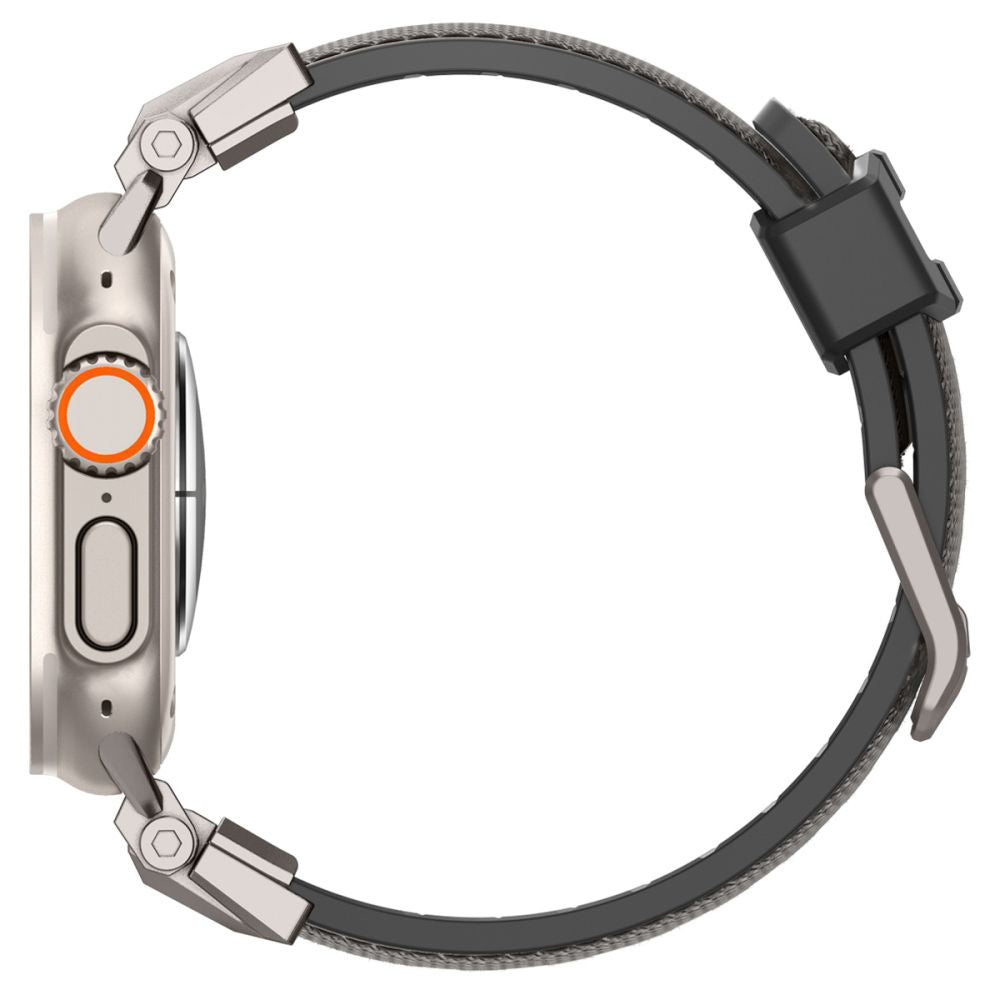 Remen Spigen DuraPro Armor za Apple Watch 49mm / 46mm / 45mm / 44mm / 42mm serije, sivi