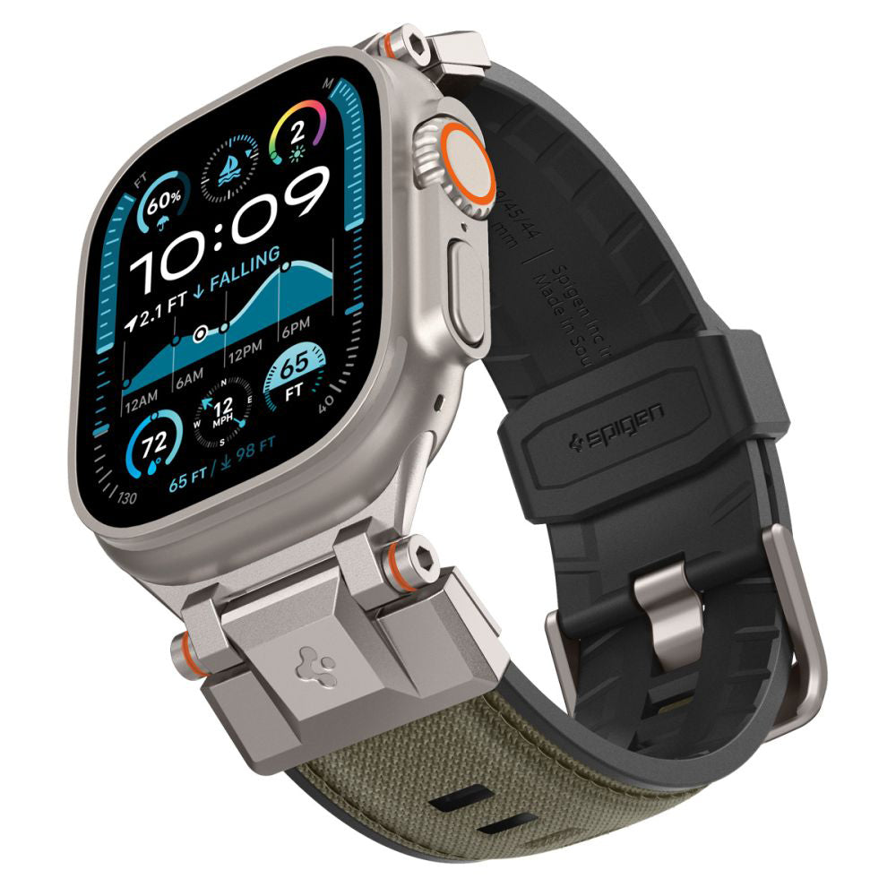 Remen Spigen DuraPro Armor za Apple Watch 49mm / 46mm / 45mm / 44mm / 42mm serije, Zelena AMP09102
