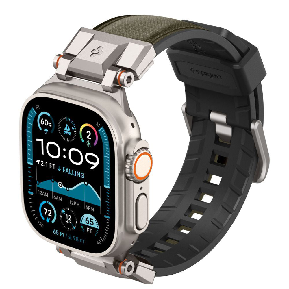 Remen Spigen DuraPro Armor za Apple Watch 49mm / 46mm / 45mm / 44mm / 42mm serije, Zelena AMP09102