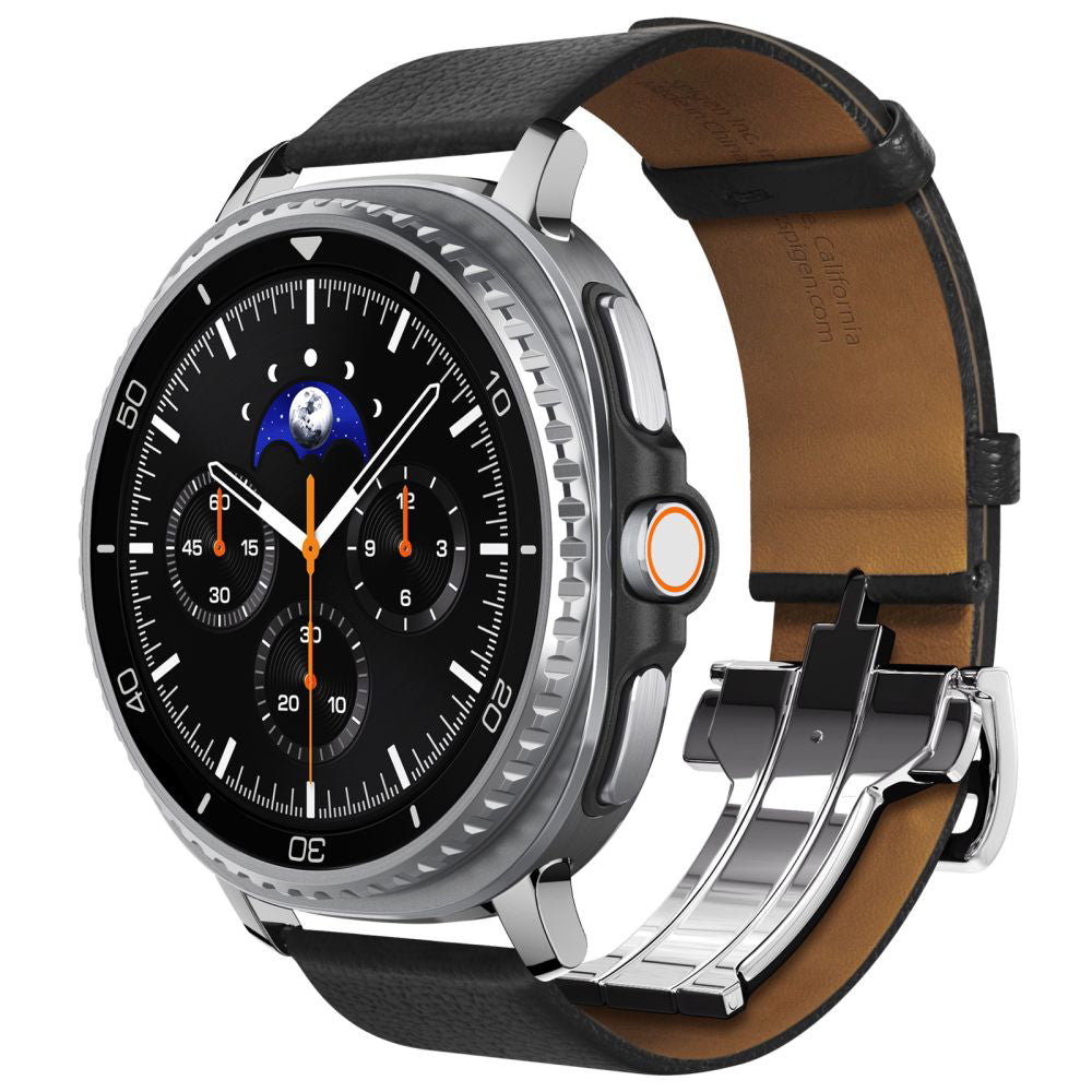 Spigen Enzo remen za Samsung Galaxy Watch8 / Watch8 Classic Series, Crna AMP10119