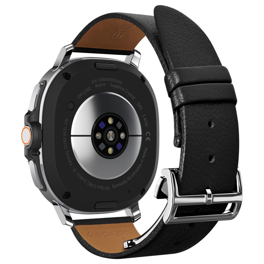 Spigen Enzo remen za Samsung Galaxy Watch8 / Watch8 Classic Series, Crna AMP10119