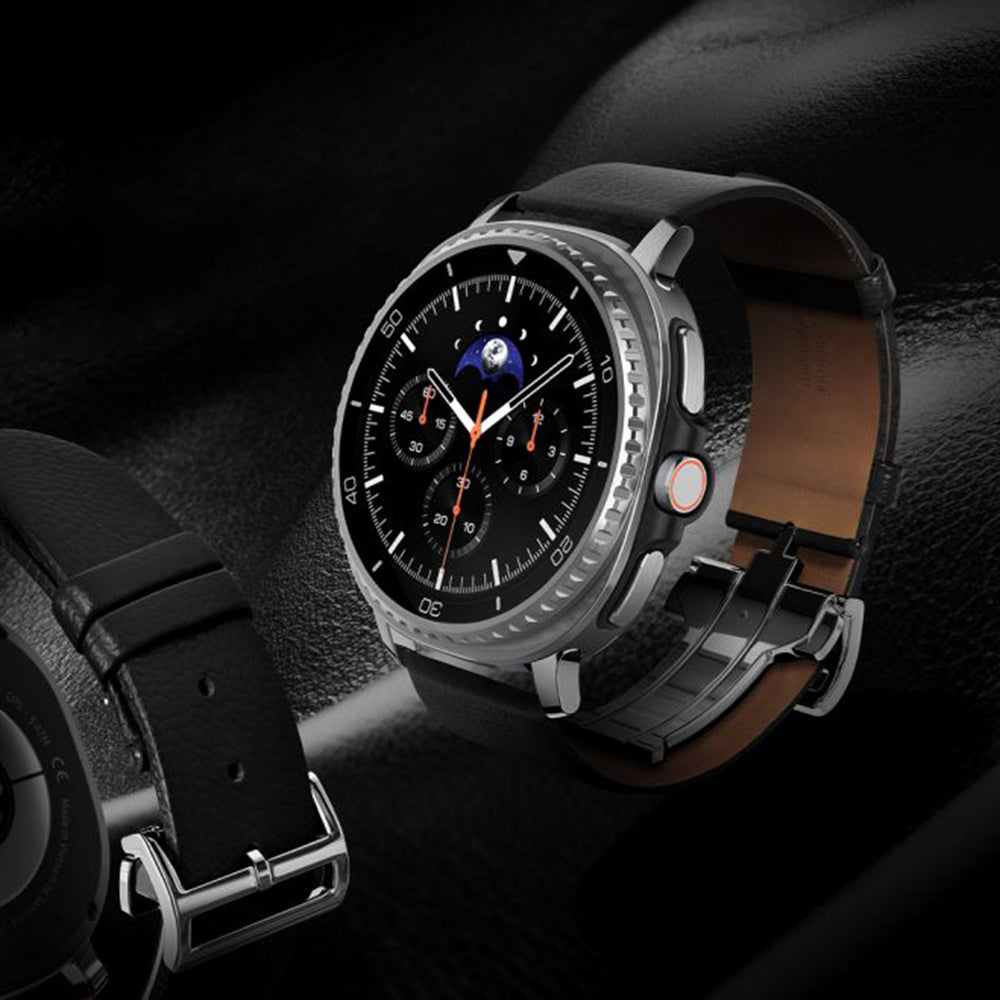 Spigen Enzo remen za Samsung Galaxy Watch8 / Watch8 Classic Series, Crna AMP10119