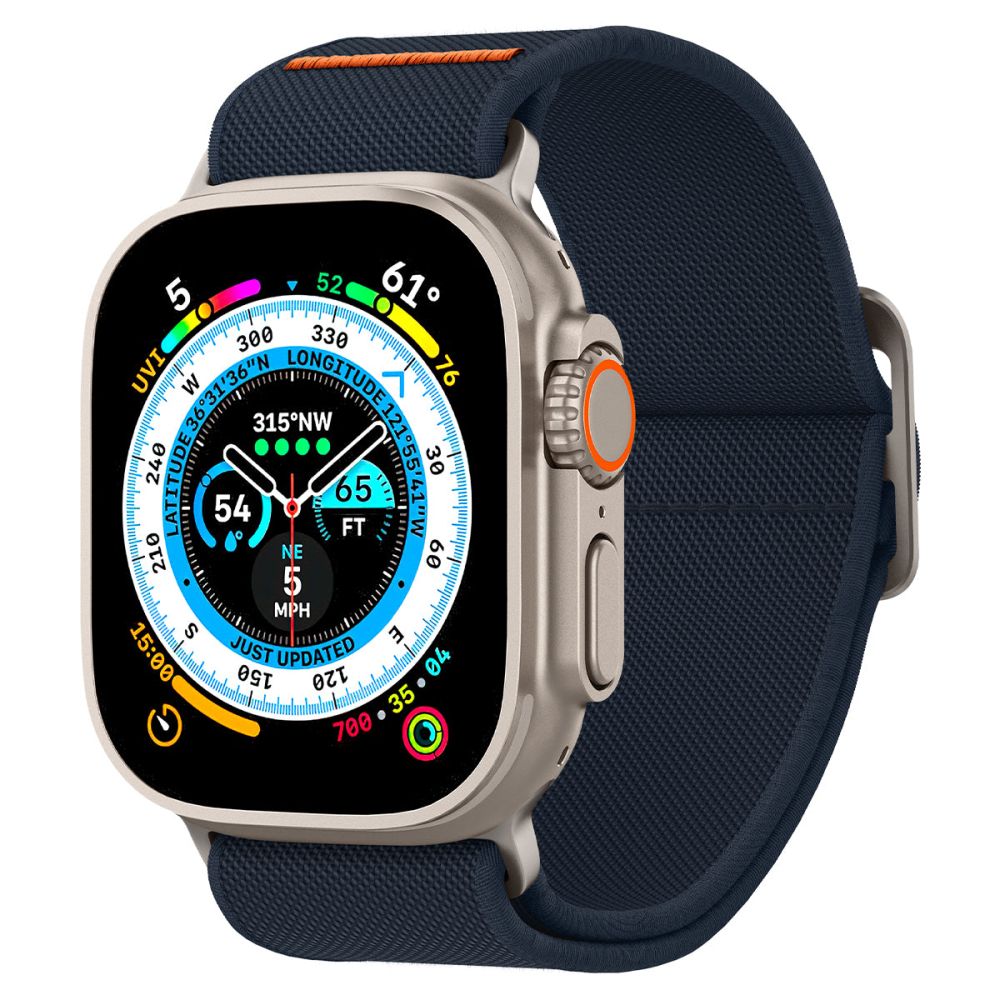 Spigen Fit Lite Ultra remen za Apple Watch 49mm / 46mm / 45mm / 44mm / 42mm serije, Mornarsko plava AMP05984