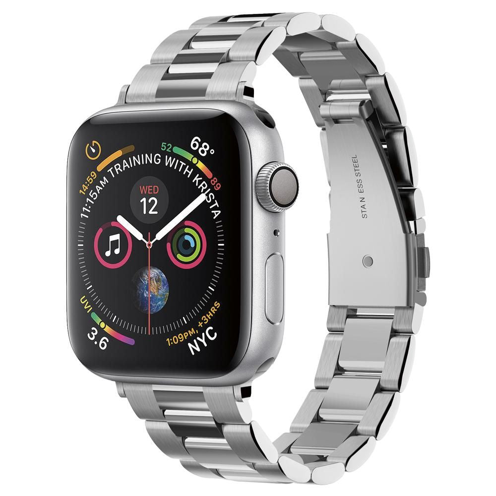 Narukvica Spigen Modern Fit za Apple Watch 42mm / 41mm / 40mm / 38mm serije, Srebrna 061MP25943