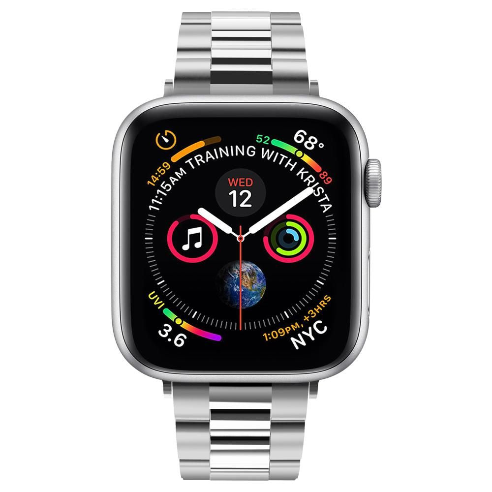 Narukvica Spigen Modern Fit za Apple Watch 42mm / 41mm / 40mm / 38mm serije, Srebrna 061MP25943