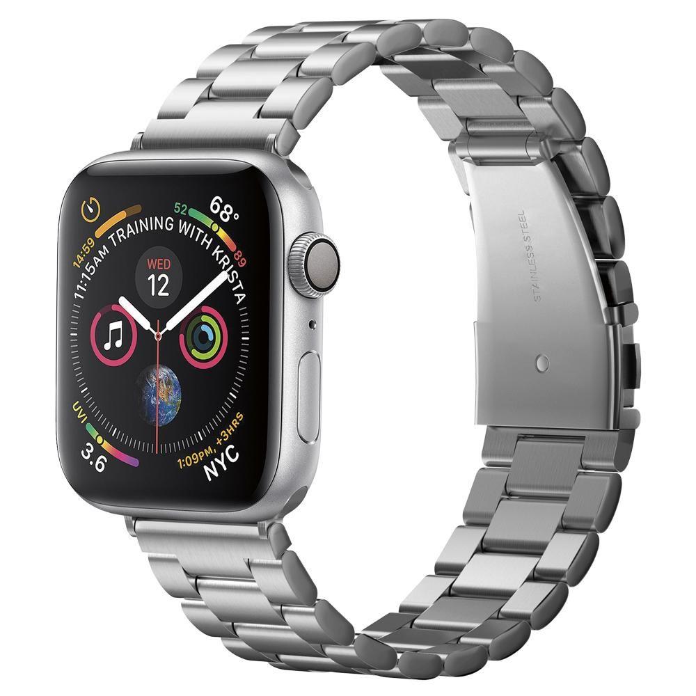 Remen Spigen Modern Fit za Apple Watch 49mm / 46mm / 45mm / 44mm / 42mm serije, Srebrni 062MP25404