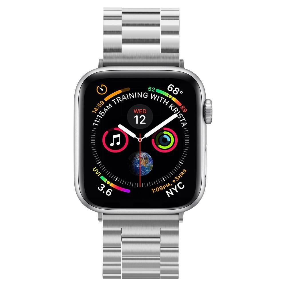 Remen Spigen Modern Fit za Apple Watch 49mm / 46mm / 45mm / 44mm / 42mm serije, Srebrni 062MP25404