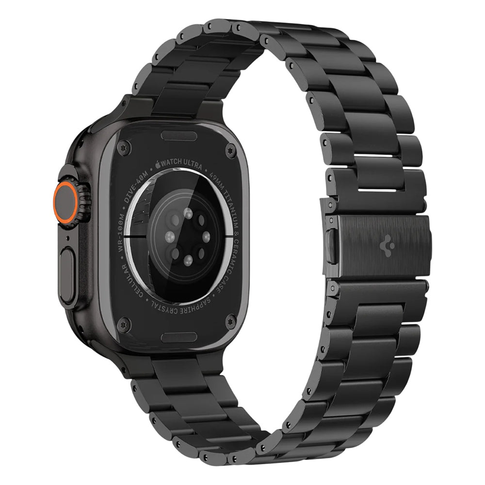 Spigen Modern Fit remen za Apple Watch 49mm / 46mm / 45mm / 44mm / 42mm Series, Crna AMP11577